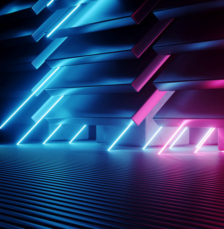 Neon building