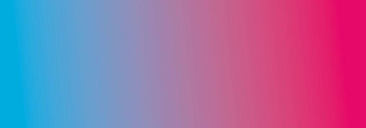 Banner with blue and pink gradient