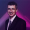 Image of William Marshall on a neon pink and purple background