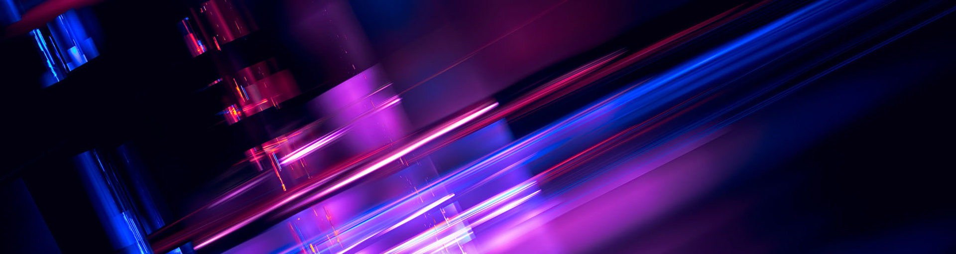 Blurry neon lights 